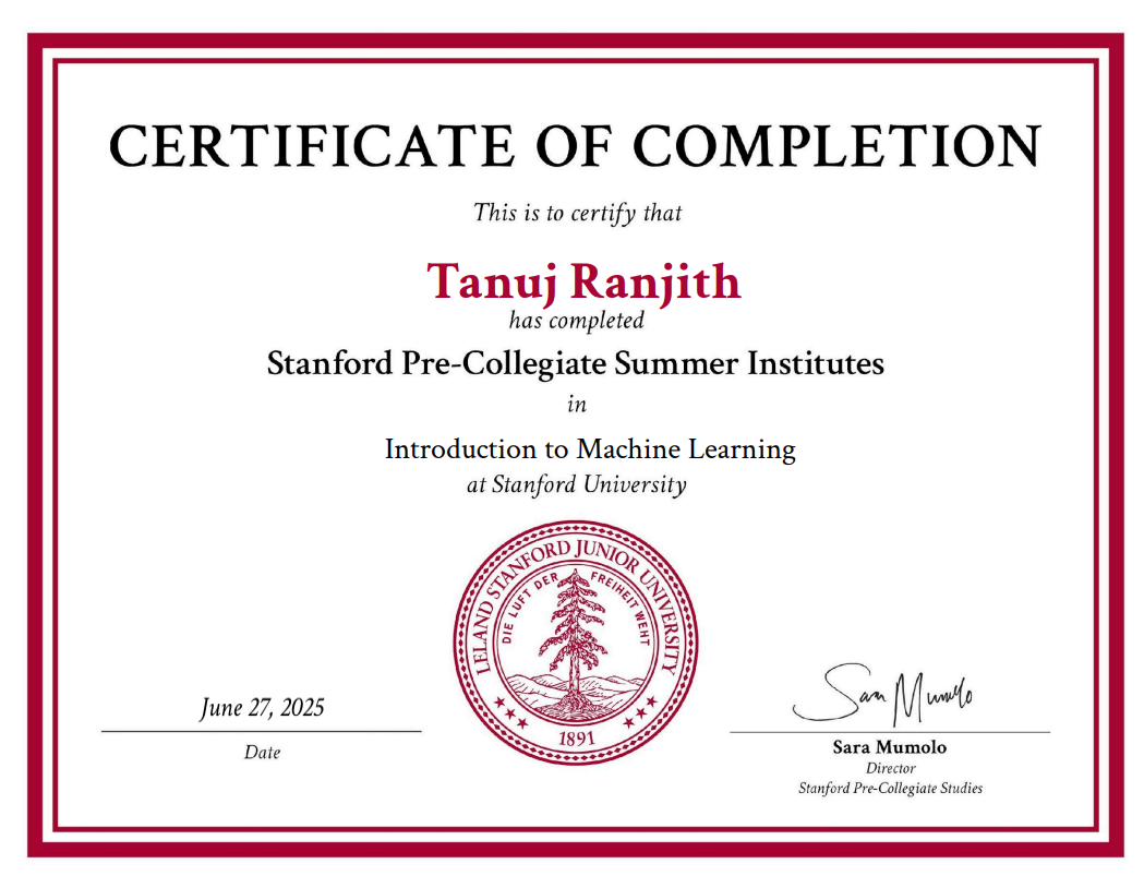 Intro to Machine Learning