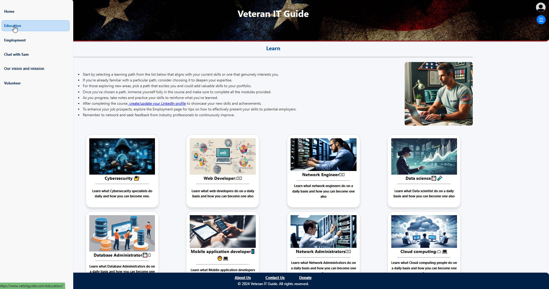 Vets IT Guide Education1